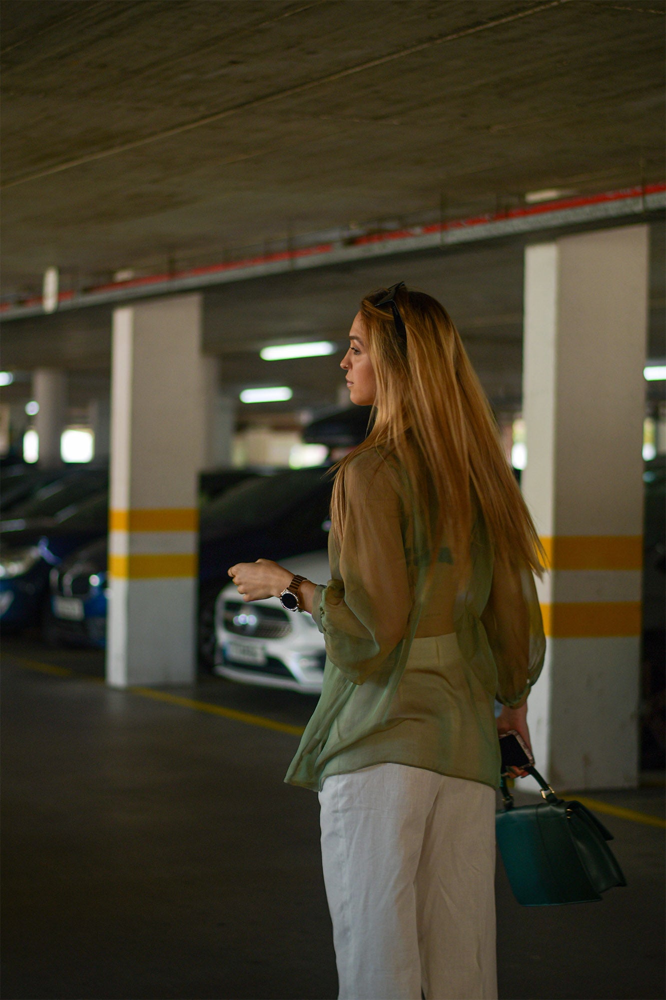 Blusa Verde Transparente
