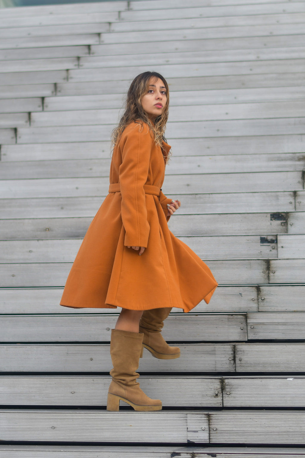 Casaco Evasé Teja Peça Única