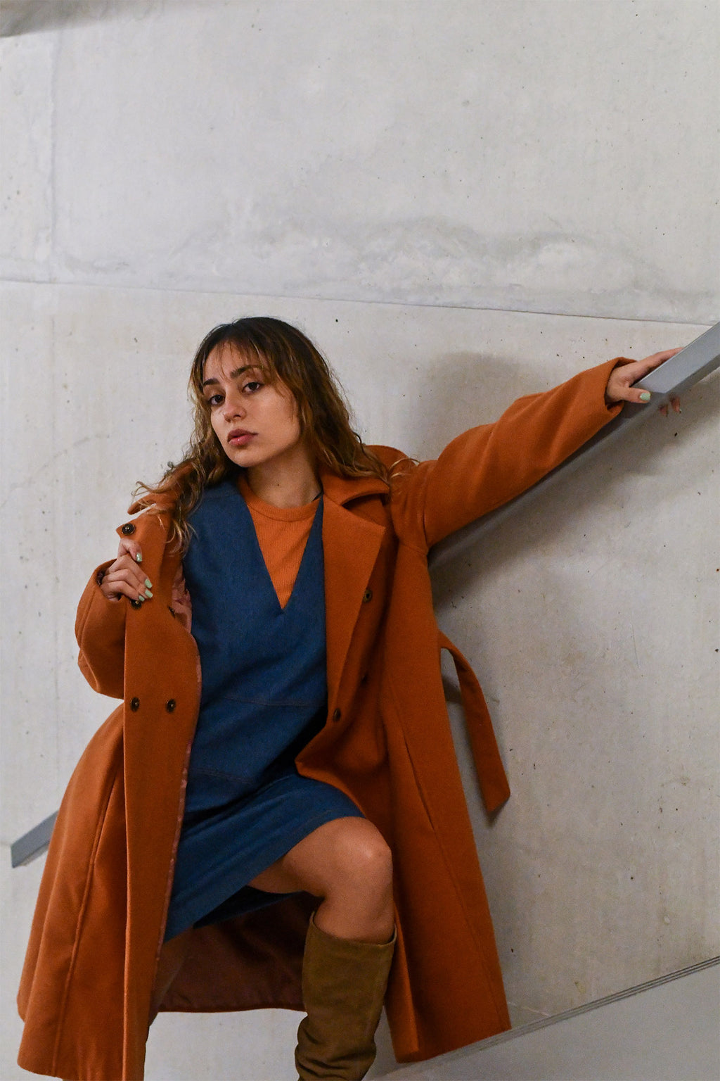 Casaco Evasé Teja Peça Única