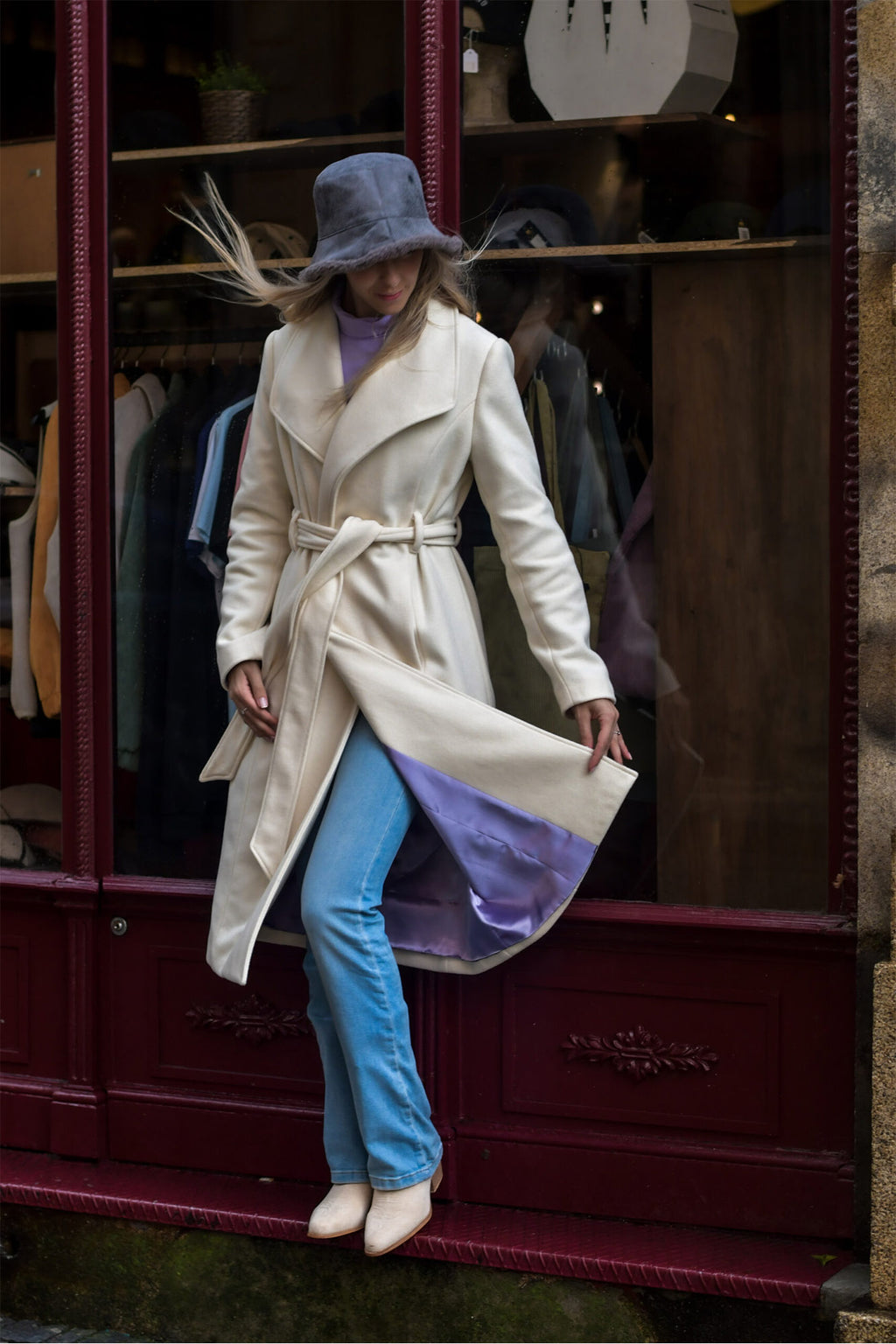 Casaco Pérola Cintado