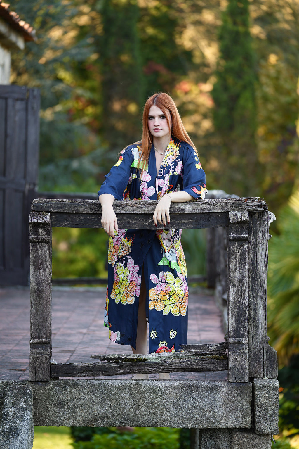 Quimono de Seda Estampado Limited Edition