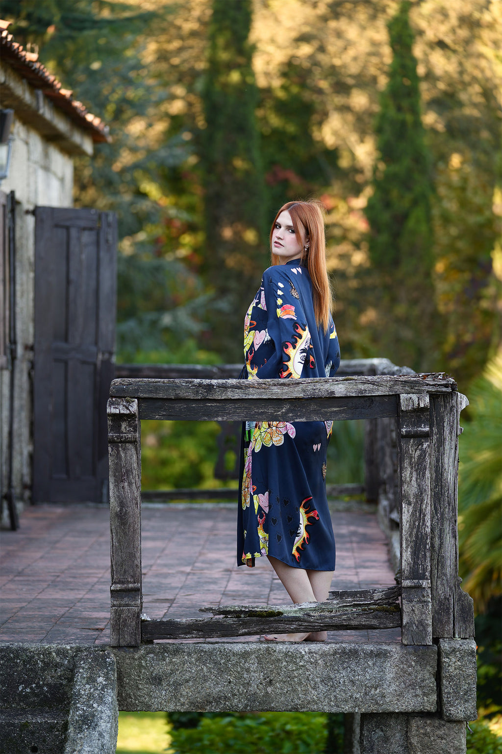 Quimono de Seda Estampado Limited Edition