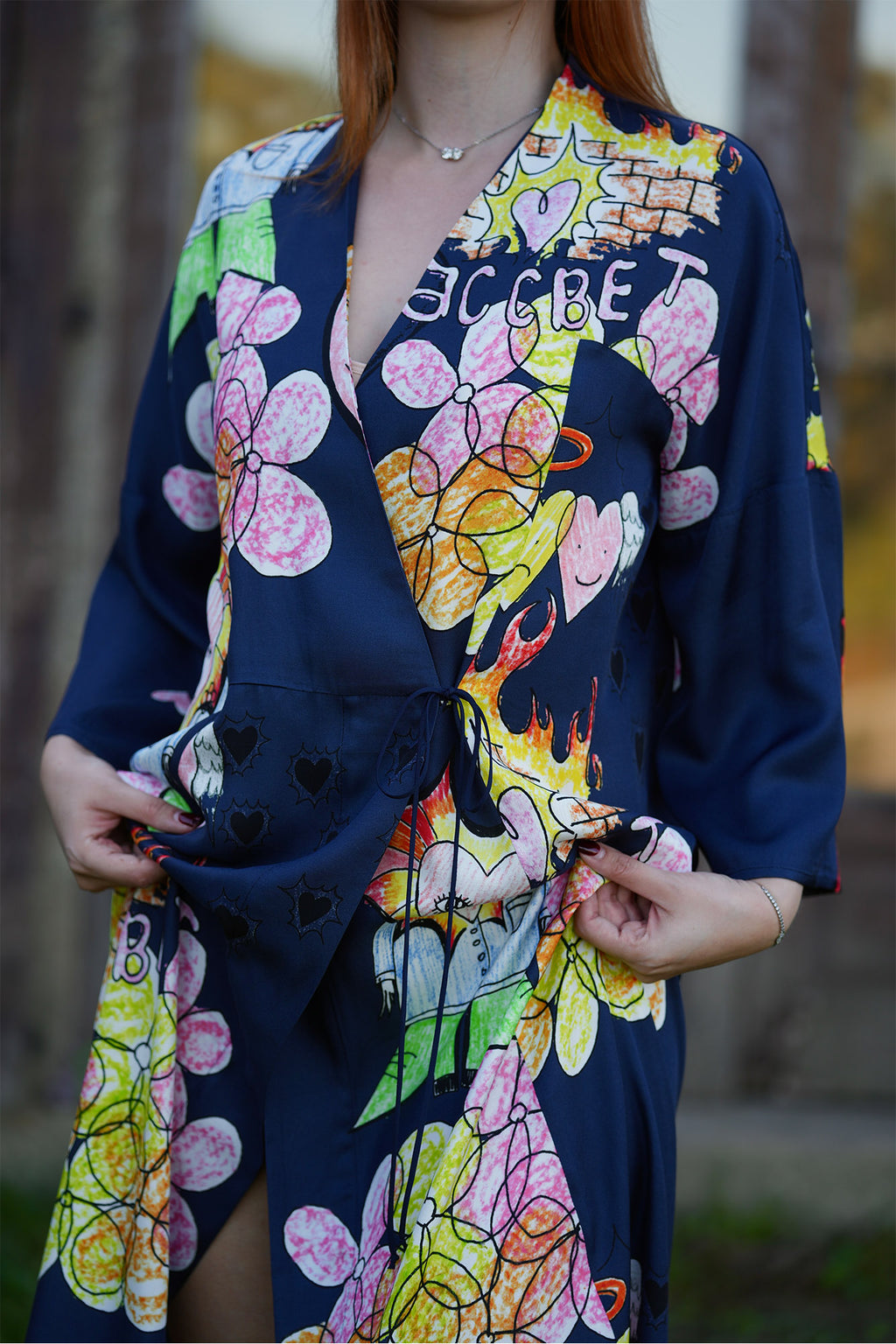 Quimono de Seda Estampado Limited Edition