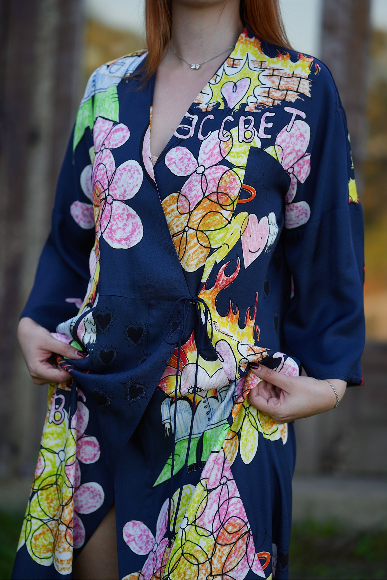 Quimono de Seda Estampado Limited Edition