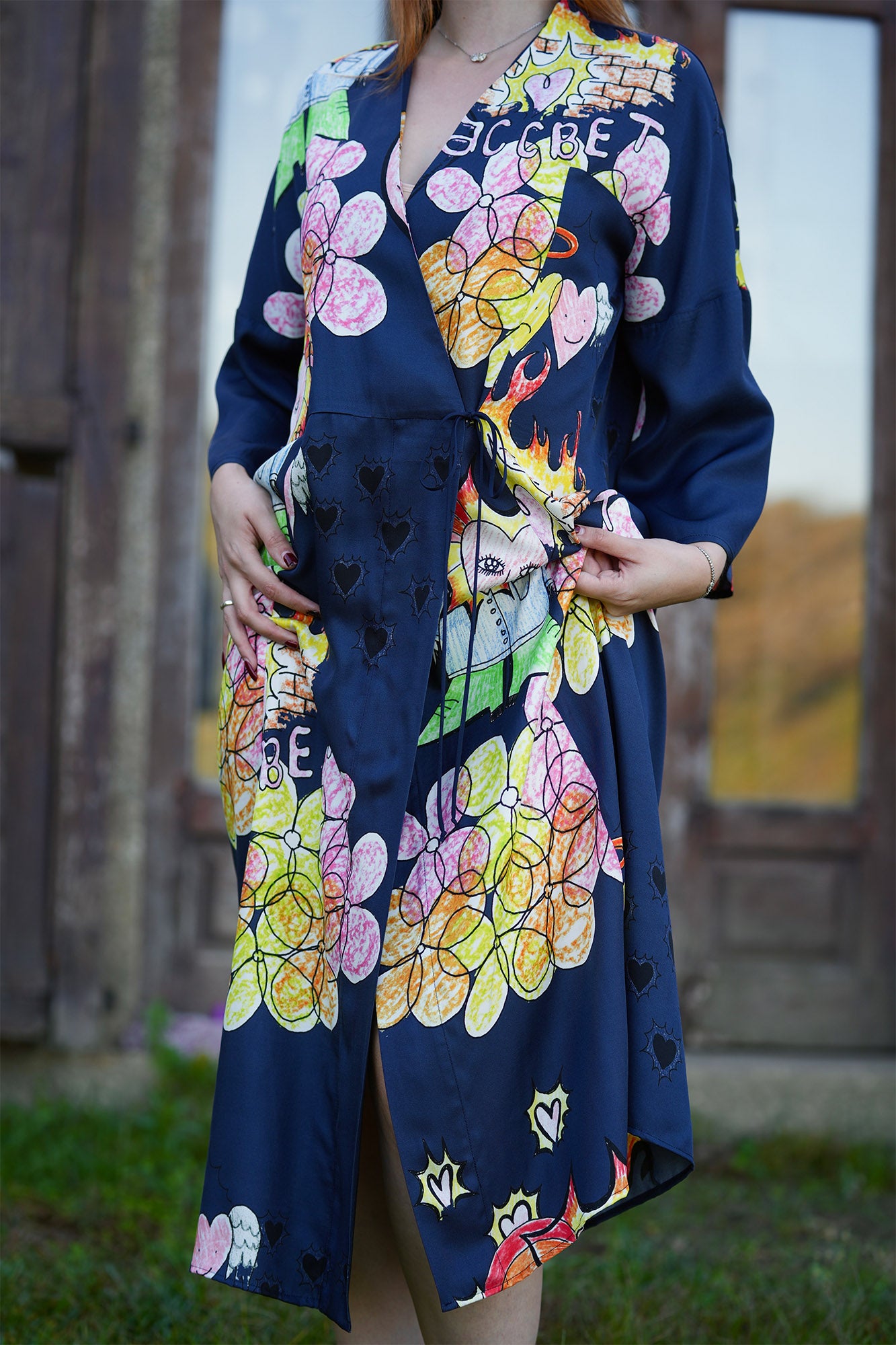 Quimono de Seda Estampado Limited Edition