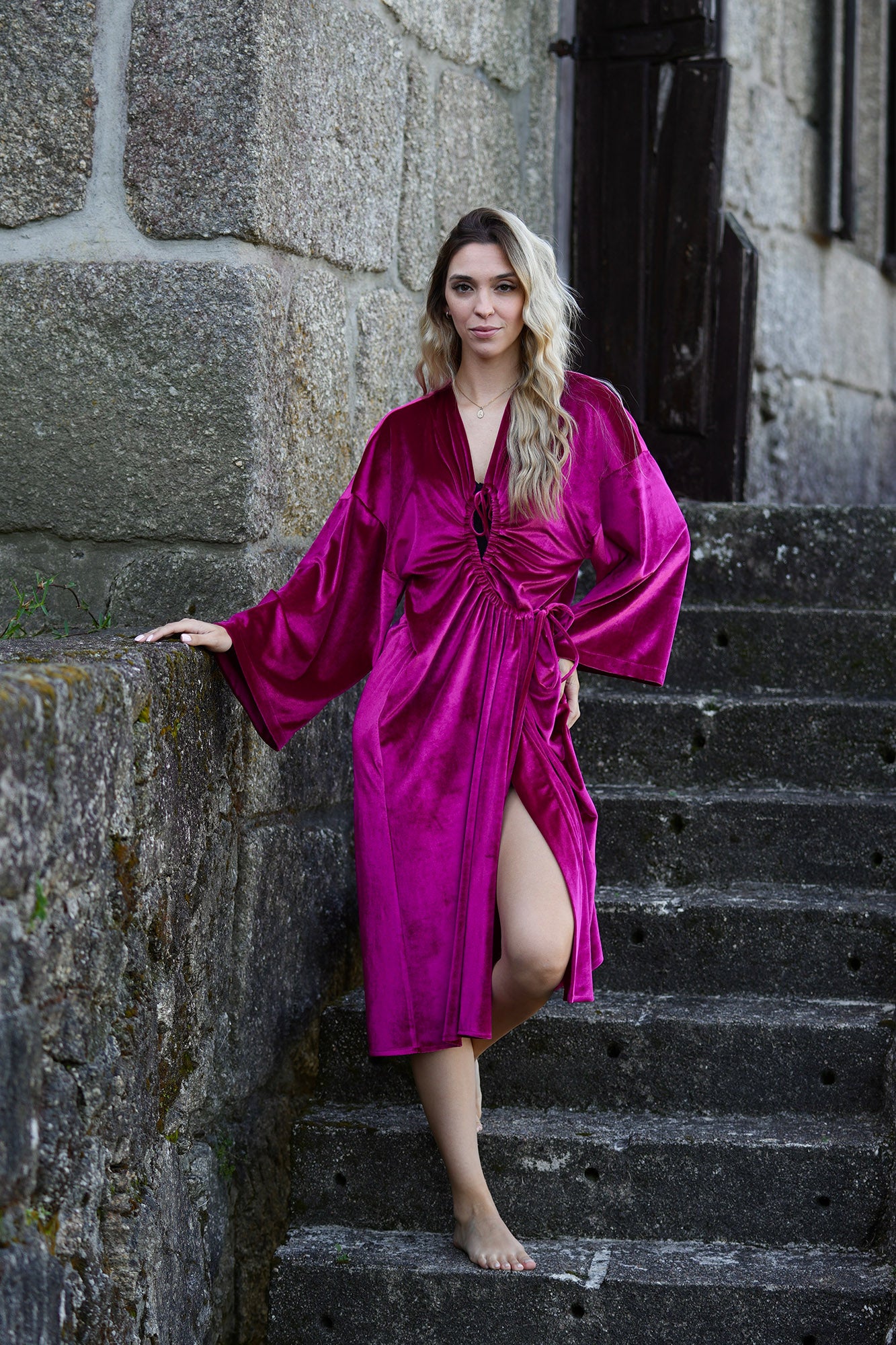 Robe de Veludo Magenta