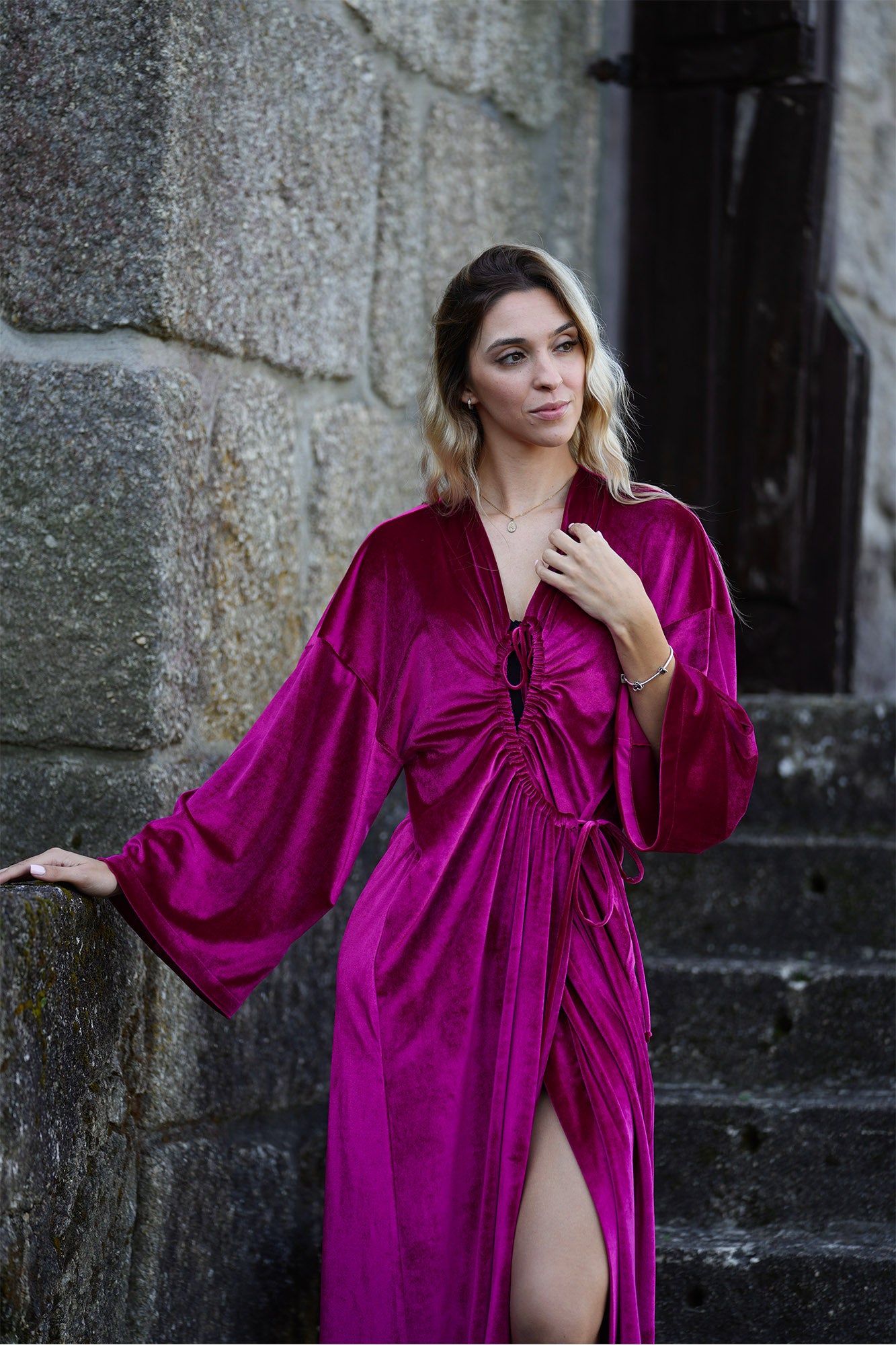 Robe de Veludo Magenta