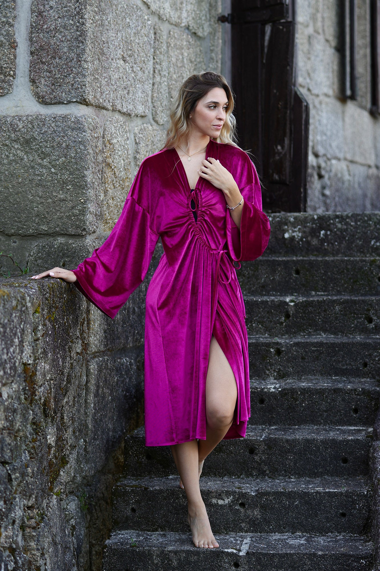 Robe de Veludo Magenta