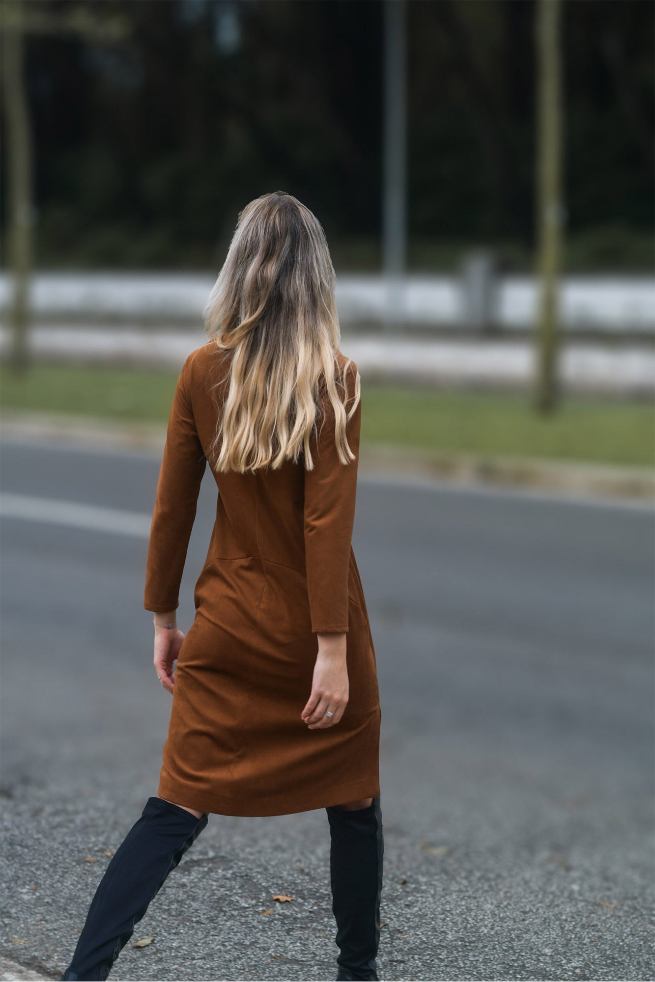 Vestido Suede Canela Limited Edition