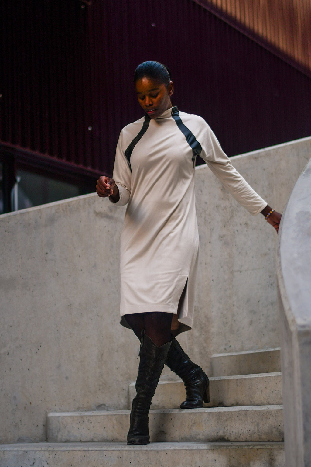 Vestido Suede Pérola Limited Edition