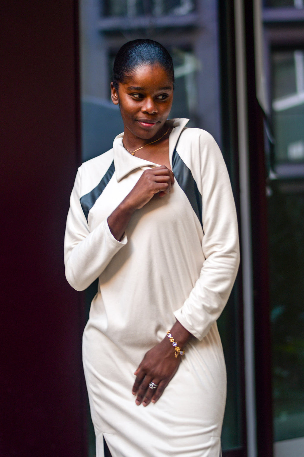 Vestido Suede Pérola Limited Edition