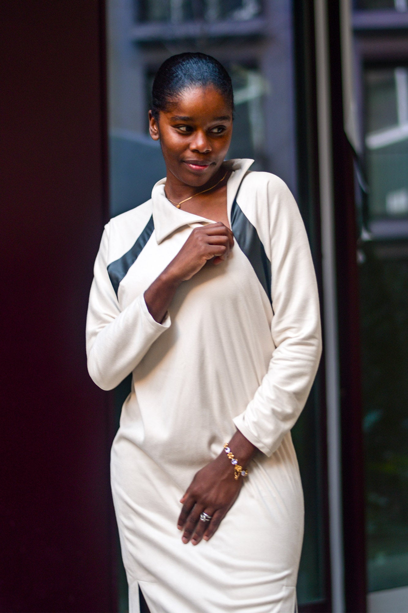 Vestido Suede Pérola Limited Edition