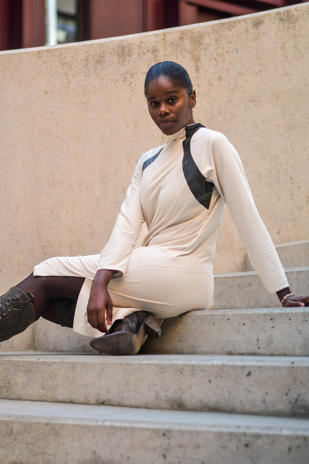 Vestido Suede Pérola Limited Edition