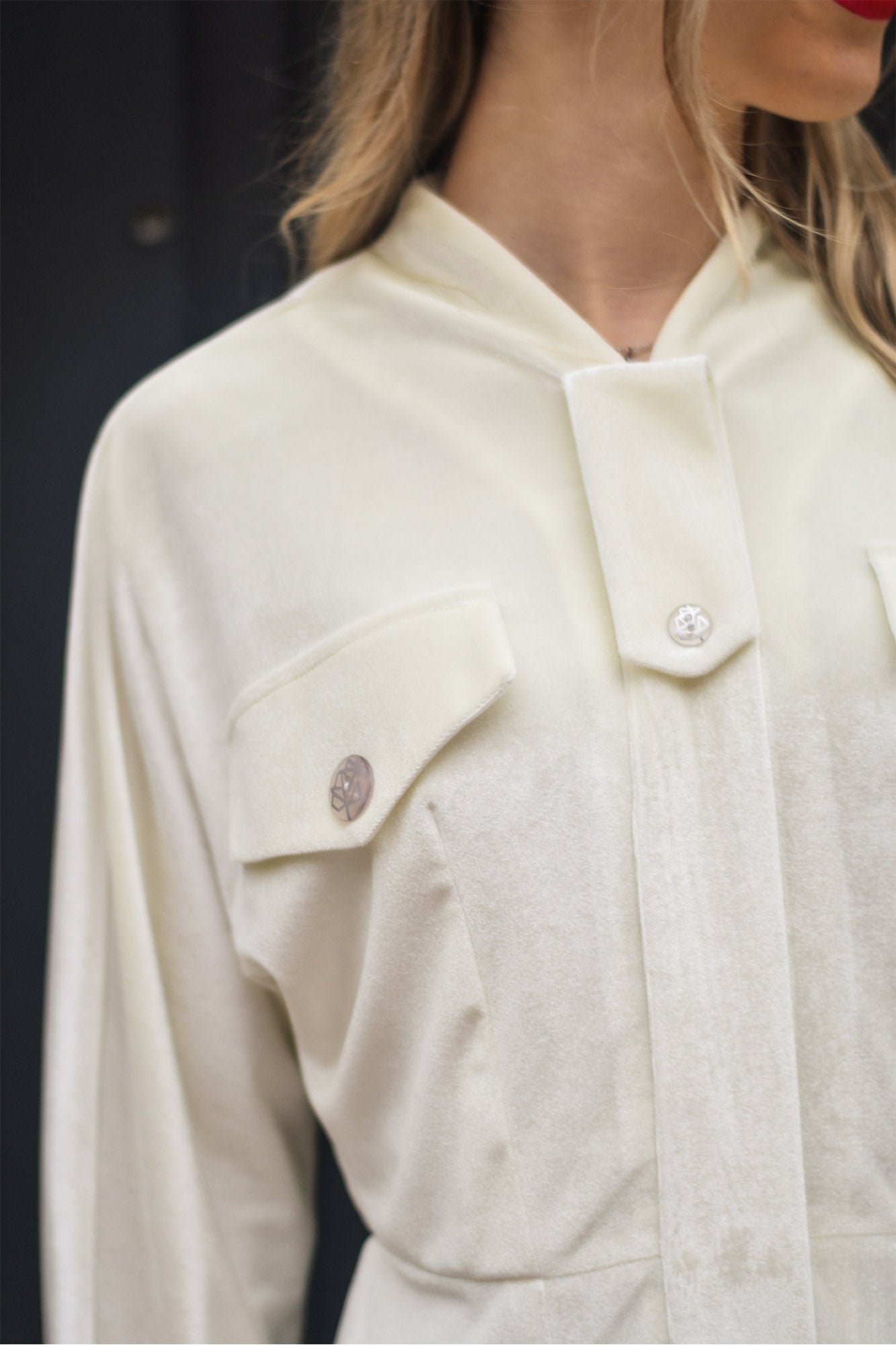 Vestido Retro de Veludo Peça Única