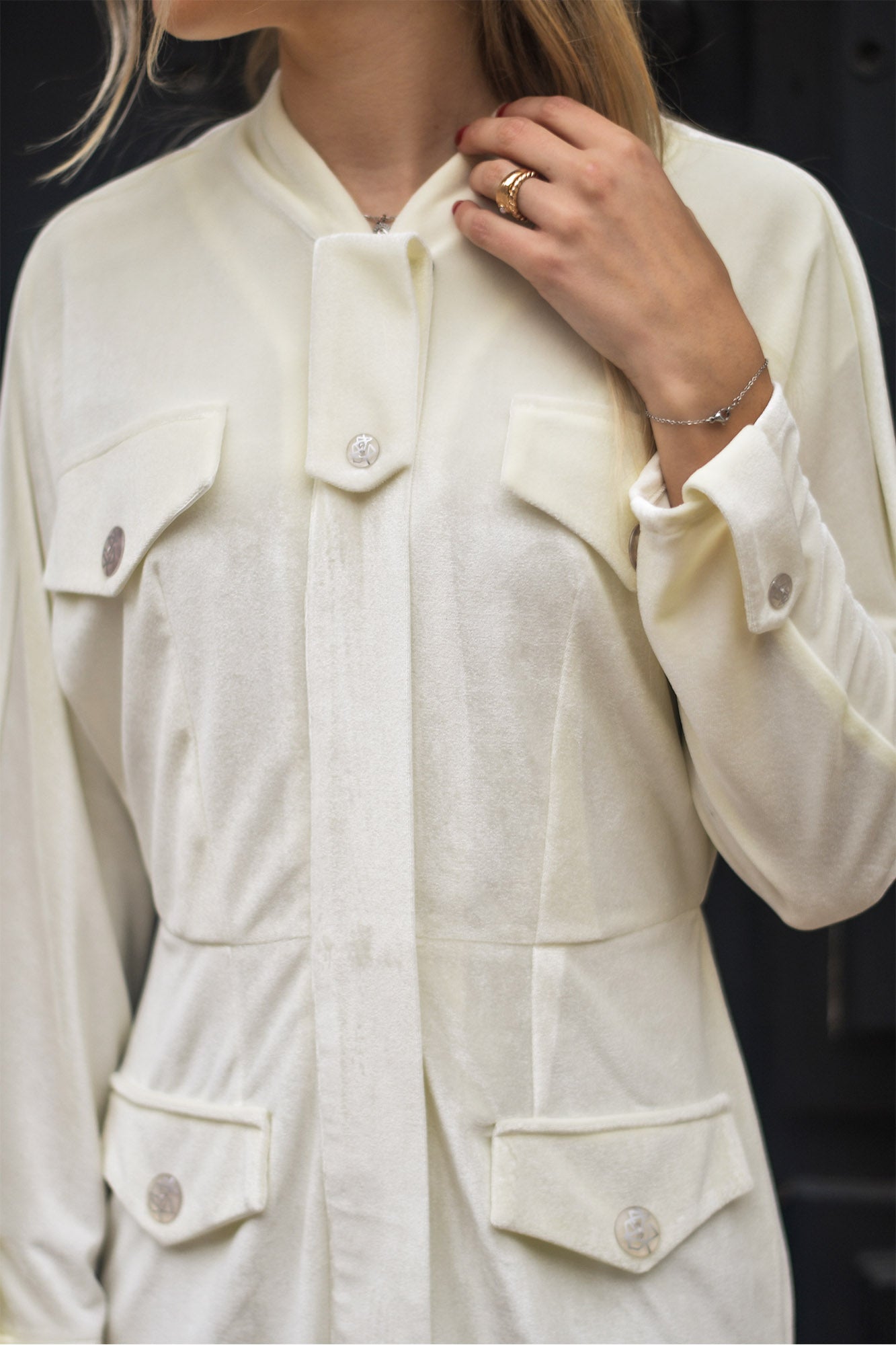 Vestido Retro de Veludo Peça Única